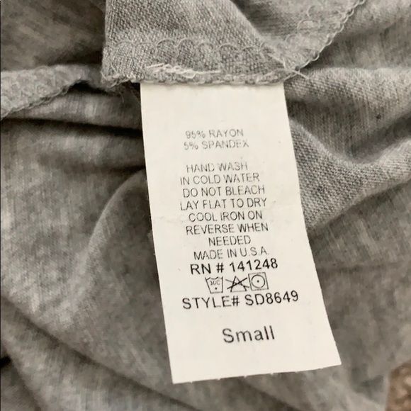 Women’s grey high low tie dress size S - Picture 7 of 7